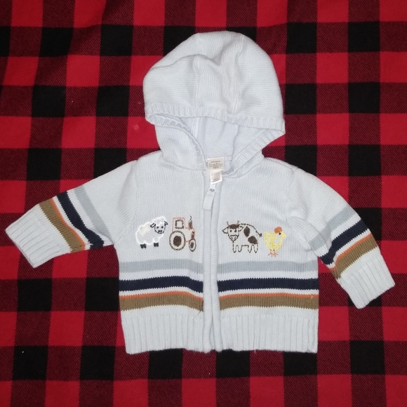 Set of 2 baby sweaters Nordstrom & Carters - Picture 6 of 8